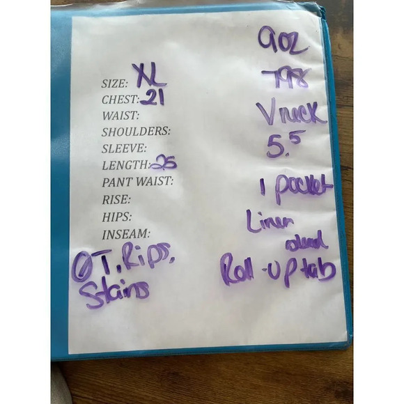 Larry Levine Womens Size XL Khaki Linen Blend  Roll-up Tab Sleeves - Picture 9 of 9